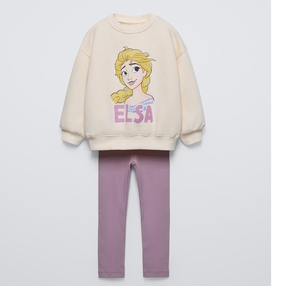 ELSA FROZEN @ DISNEY SWEATSHIRT AND LEGGINGS SET